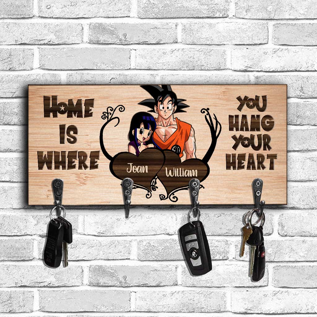 Home Is Where You Hang - Personalized Christmas Seven Balls Key Rack