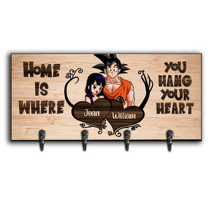 Home Is Where You Hang - Personalized Christmas Seven Balls Key Rack