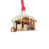 Horse Barn - Personalized Christmas Ornament With 3D Pattern Print (Printed On Both Sides)