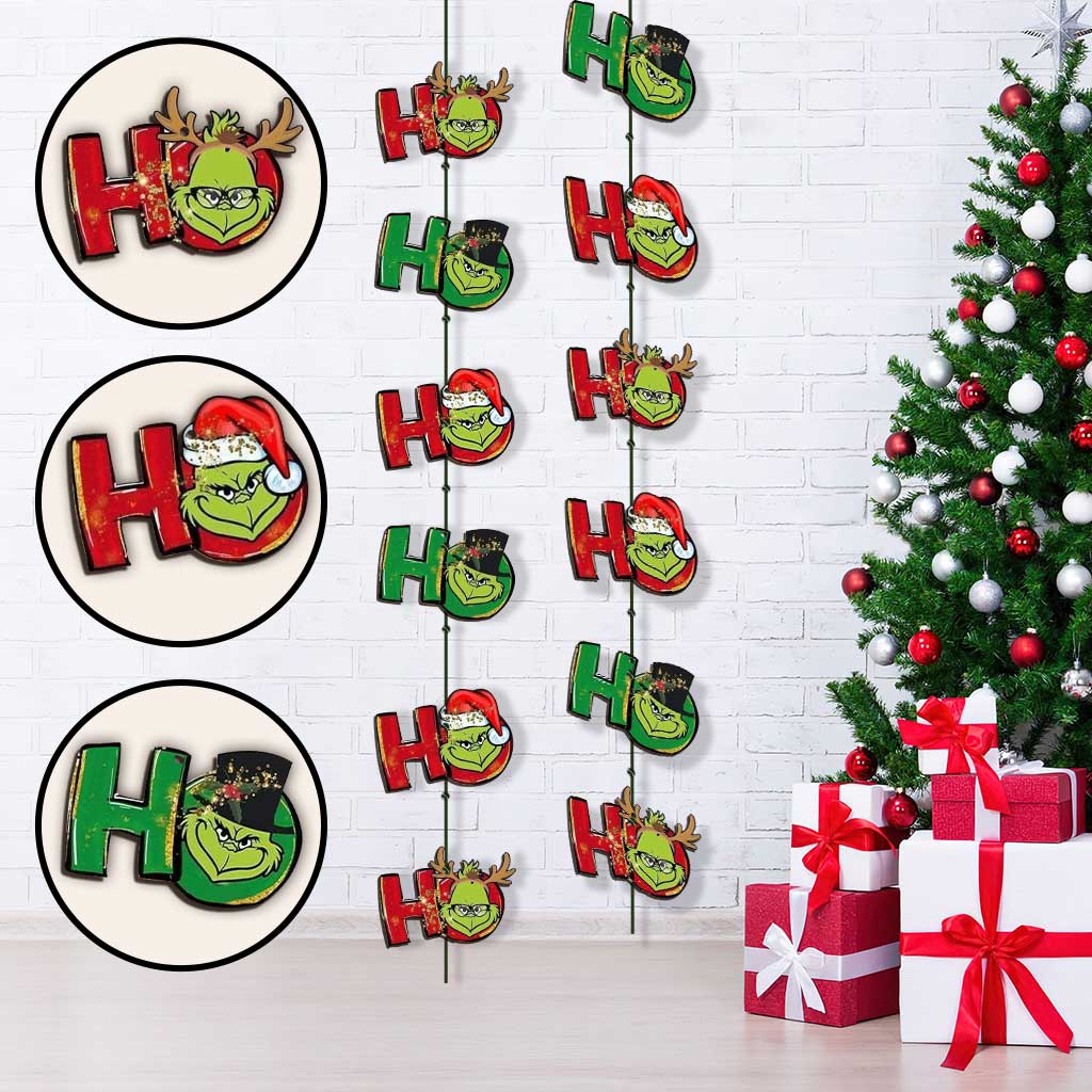 Ho Ho Ho Green Mischief - Christmas Stole Christmas 6 Pieces Garland