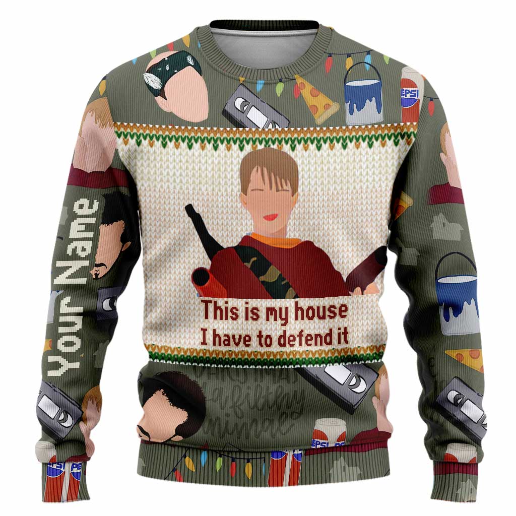 This Is My House - Personalized Christmas Sweater