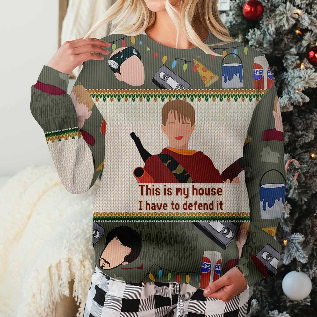 This Is My House - Personalized Christmas Sweater