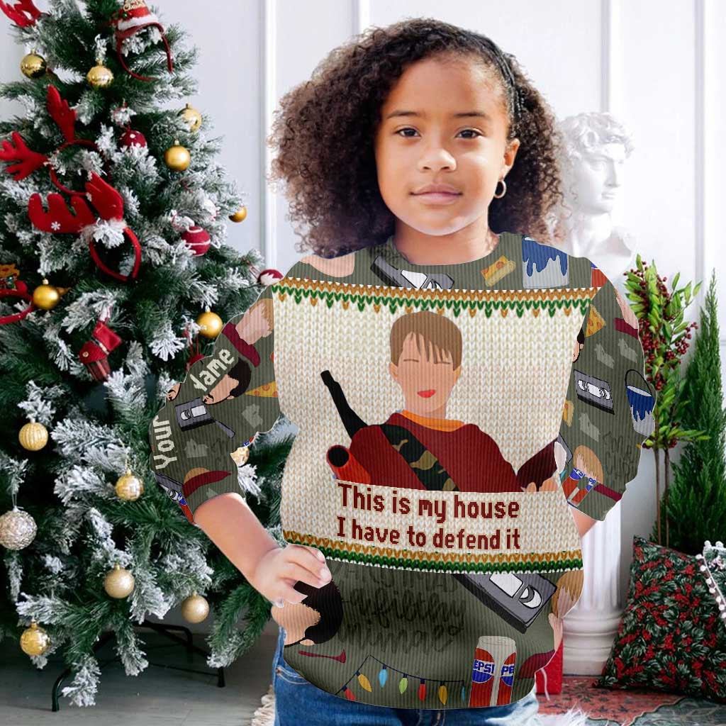 This Is My House - Personalized Christmas Sweater