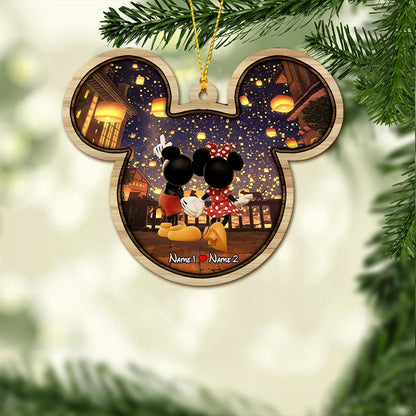 I Choose You - Personalized Couple Ornament (Printed On Both Sides)