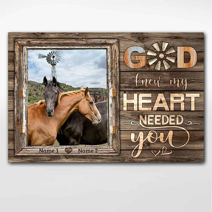 Home Is Wherever I'm With You - Personalized Horse Poster