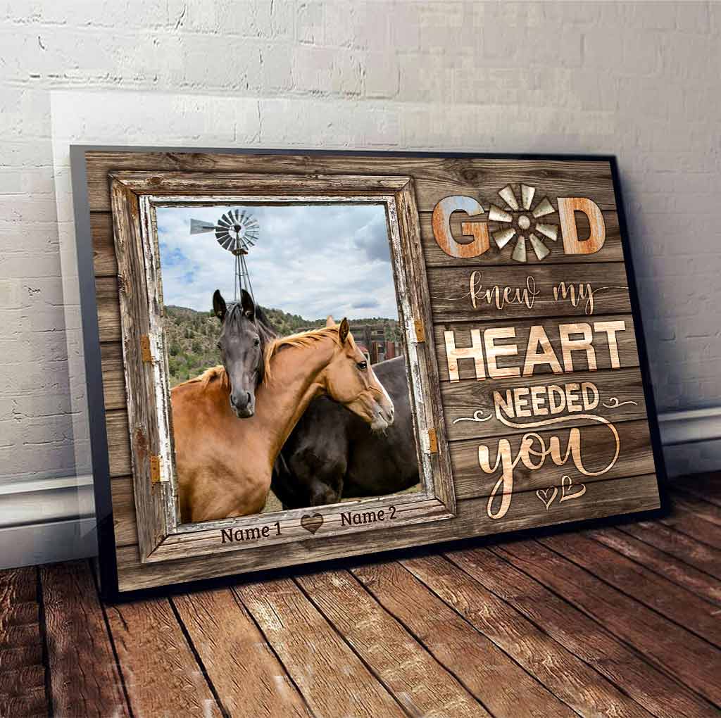 Home Is Wherever I'm With You - Personalized Horse Poster