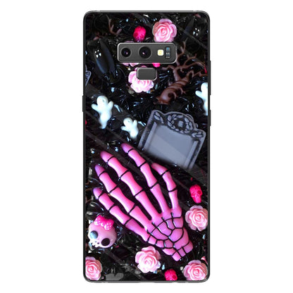 Love Skulls Handmade Decorated Personalized 3D Printed Phone Case