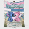 I&#39;m Yours No Returns Or Refunds - Personalized Ohana Blanket