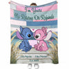 I&#39;m Yours No Returns Or Refunds - Personalized Ohana Blanket