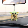 Best Daddy In The Galaxy - Father Car Ornament (Printed On Both Sides)