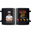 My Kids Are Like Fish - Personalized Father&#39;s Day Mug