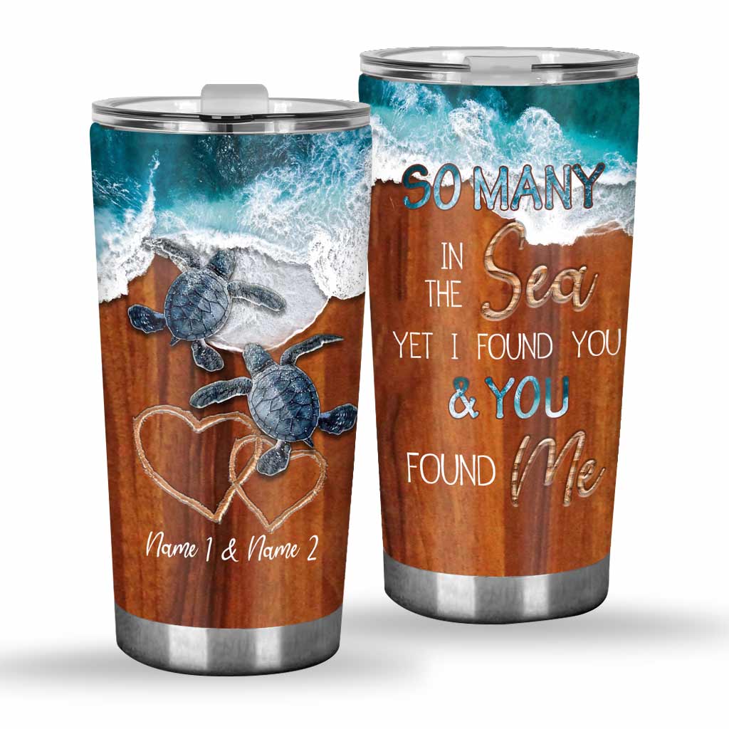 So Many In The Ocean - Personalized Turtle Tumbler