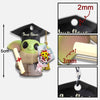 Senior Now I Am - Personalized Graduation Keychain (Printed On Both Sides)
