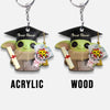 Senior Now I Am - Personalized Graduation Keychain (Printed On Both Sides)