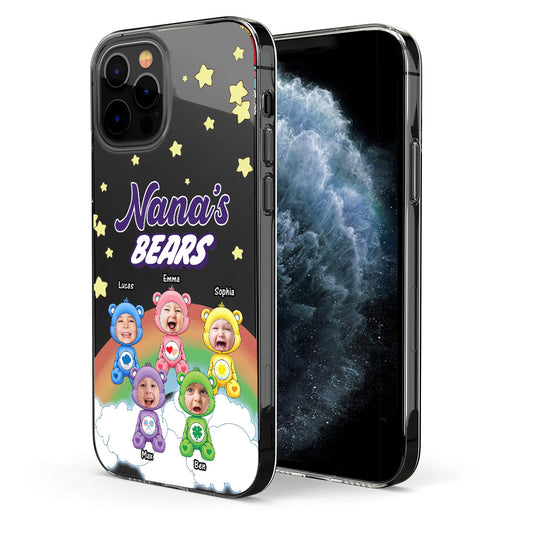 Mama's Bears - Personalized Mother Clear Phone Case