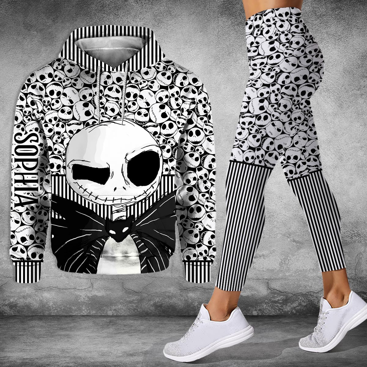 Hello Darkness - Personalized Nightmare Hoodie and Leggings