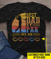 Best Dad By Par Father&#39;s Day - Golf Personalized T-shirt and Hoodie