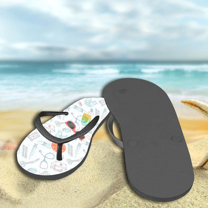 Nurse Off Duty - Personalized Flip Flops