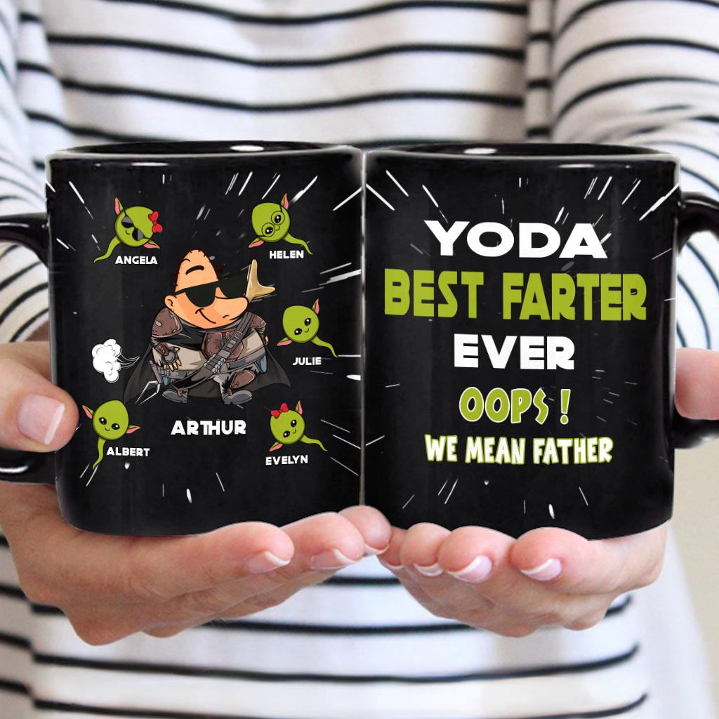 Yoda Best Farter Ever - Personalized The Force Mug