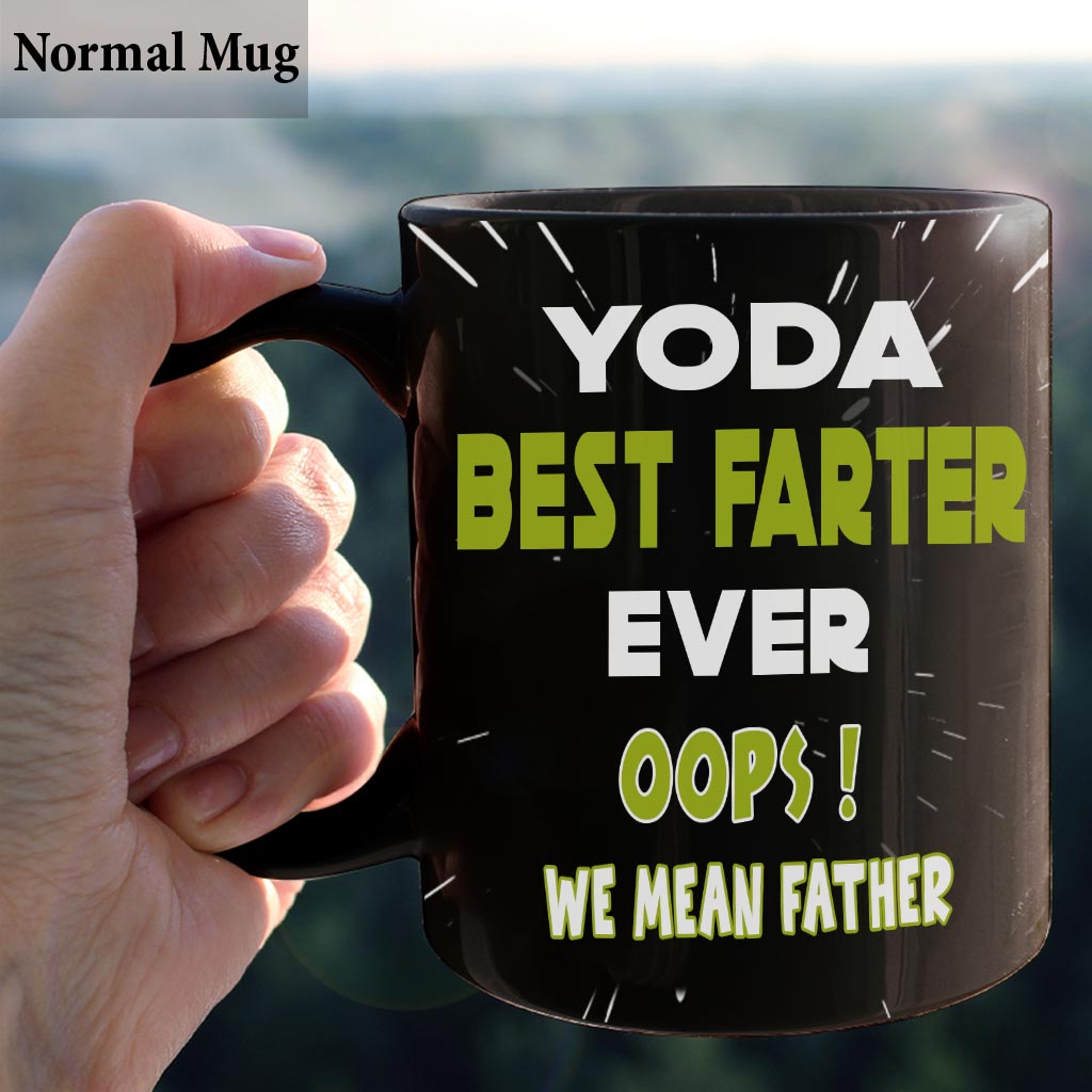 Yoda Best Farter Ever - Personalized The Force Mug