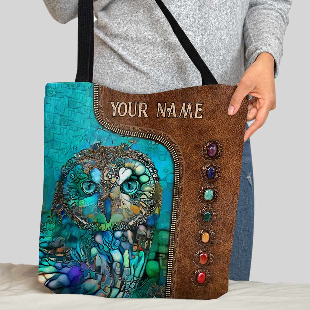 Owl Personalized Tote Bag