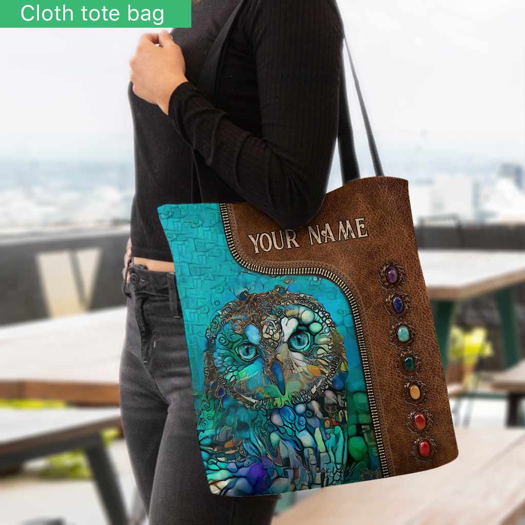 Owl Personalized Tote Bag