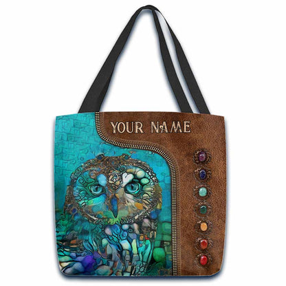 Owl Personalized Tote Bag