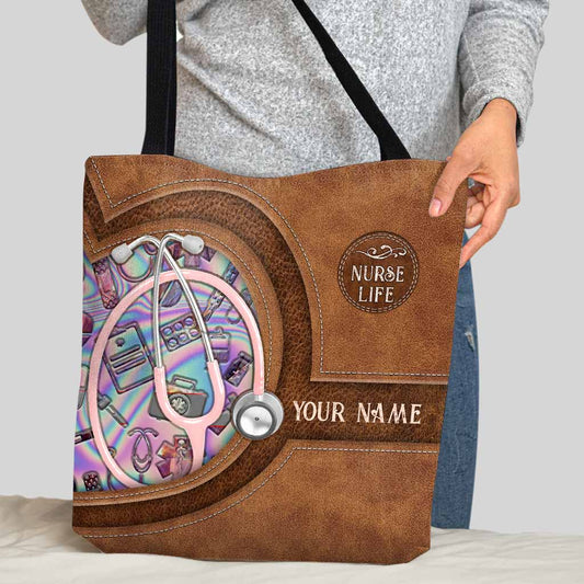 Nurse Life - Personalized Nurse Tote Bag