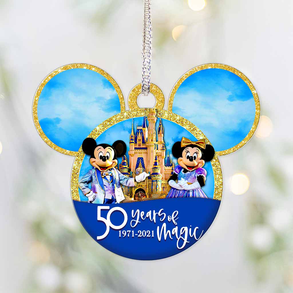 50 Years Of Magic - Mouse Ornament (Printed On Both Sides)