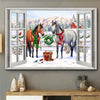 Love Horse Winter Barn - Christmas Poster