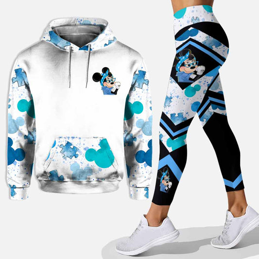 Autism Doesn't Come With A Manual - Personalized Autism Awareness Hoodie and Leggings