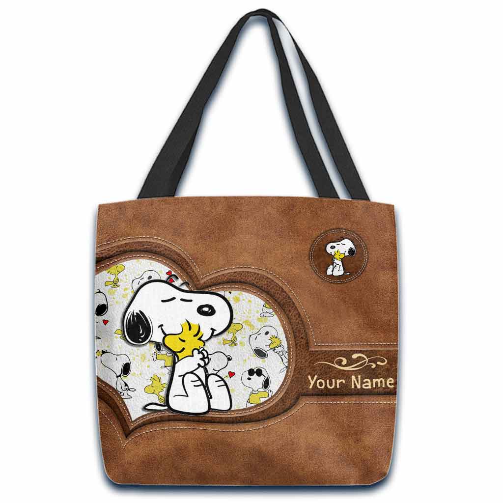 Lovely White Dog - Personalized Tote Bag