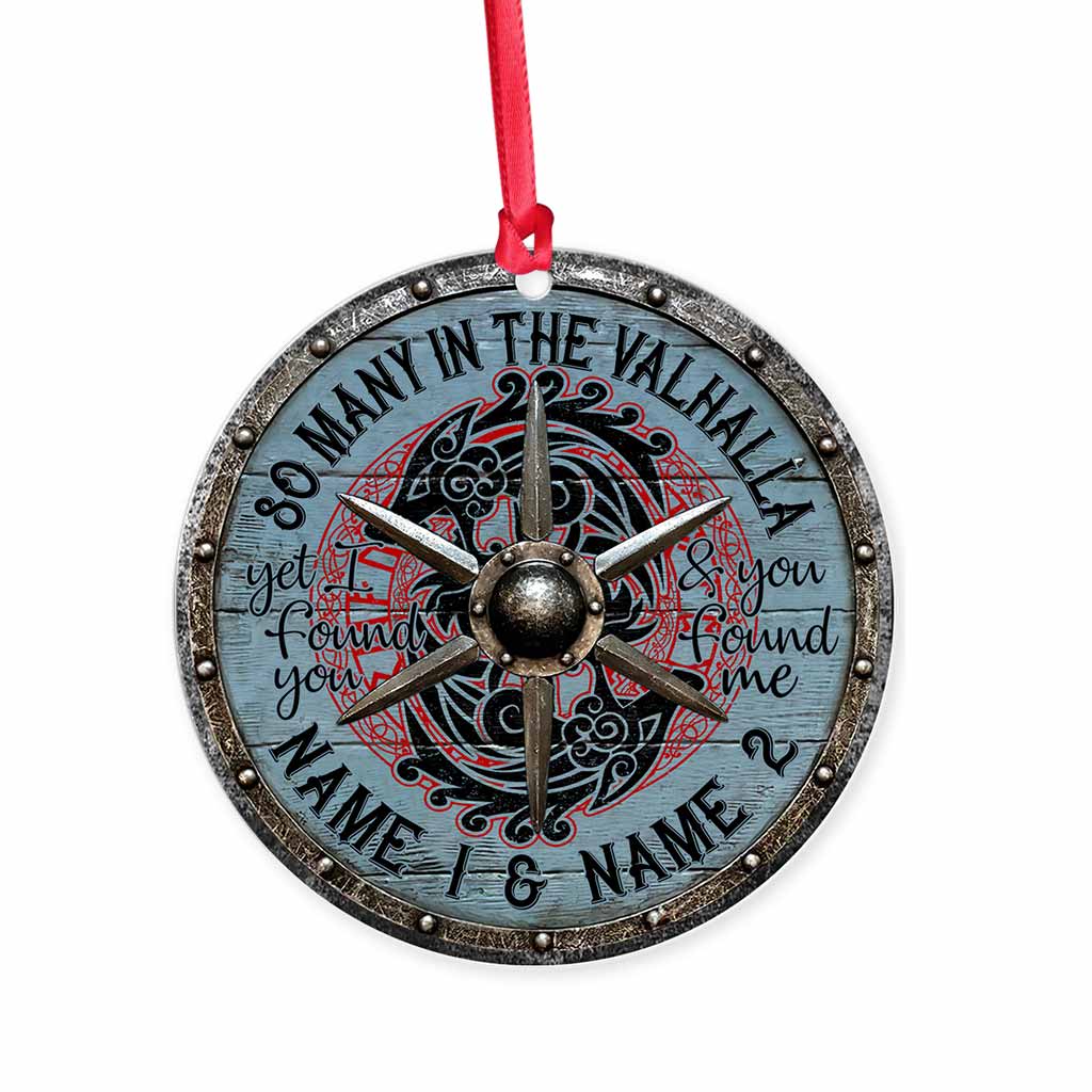 So Many In The Valhalla - Personalized Viking Ornament (Printed On Both Sides)