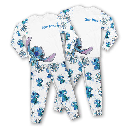 Ohana - Personalized Christmas Ohana Pajamas Set