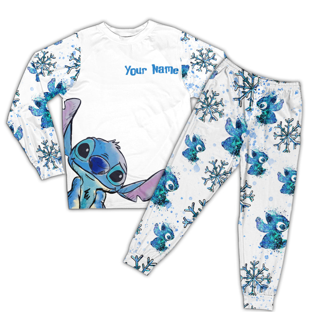 Ohana - Personalized Christmas Ohana Pajamas Set