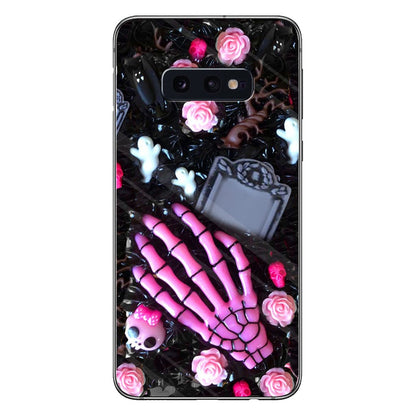 Love Skulls Handmade Decorated Personalized 3D Printed Phone Case