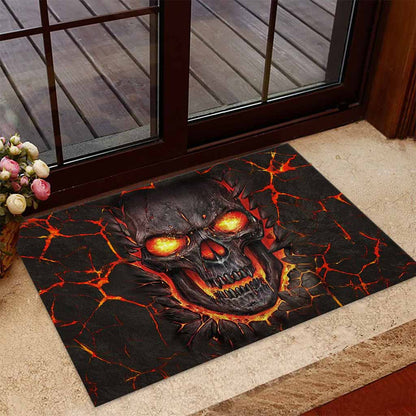 Lava Skull Doormat