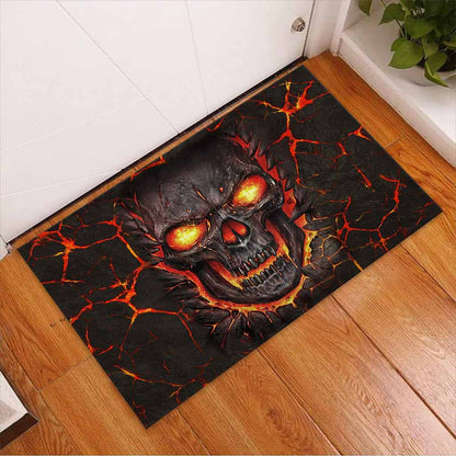 Lava Skull Doormat