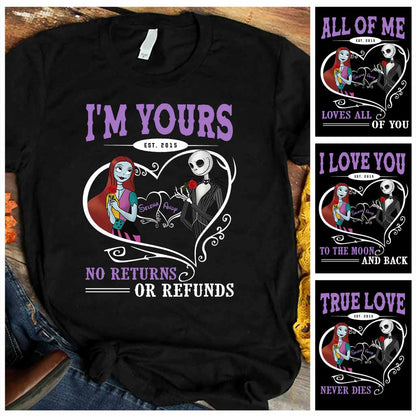 I'm Yours No Returns Or Refunds - Personalized Nightmare T-shirt and Hoodie