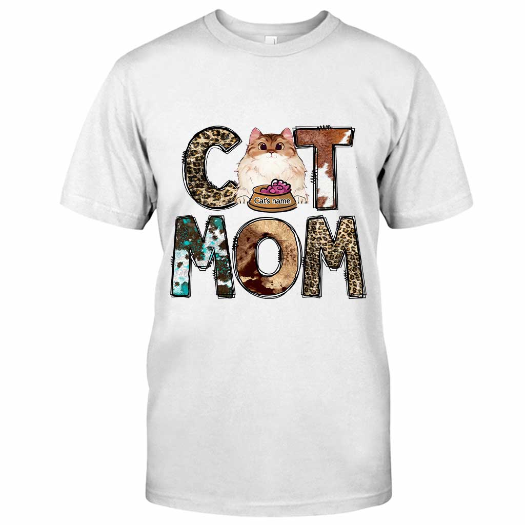 Cat Mom - Personalized Mother's Day Father's Day T-shirt and Hoodie