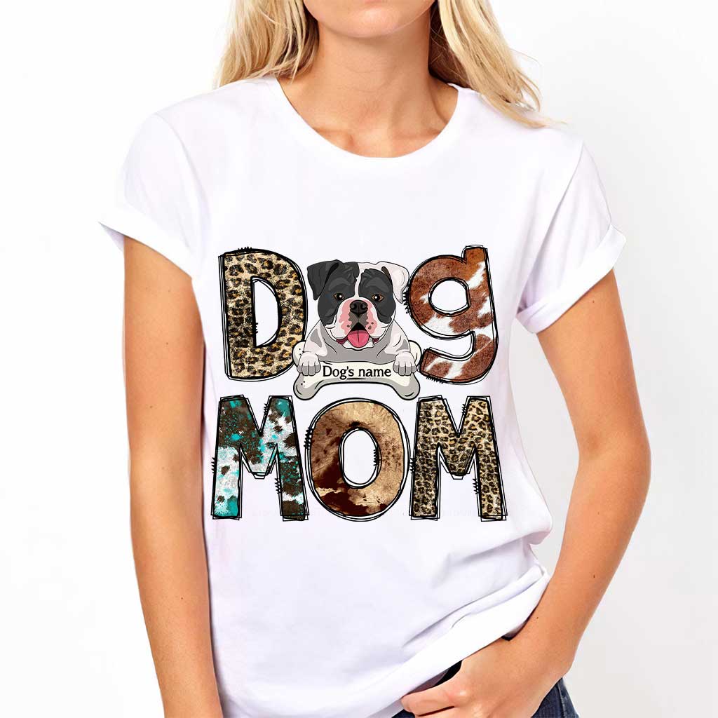 Dog Mom - Personalized Mother's Day Father's Day T-shirt and Hoodie