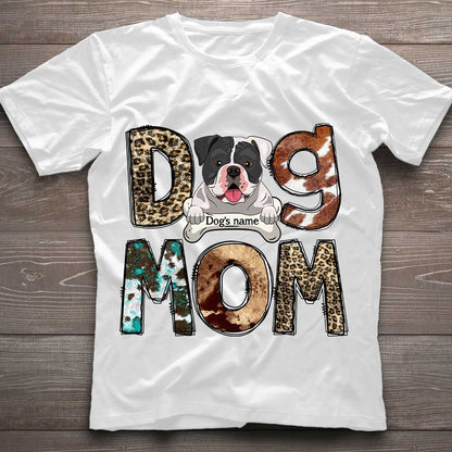 Dog Mom - Personalized Mother's Day Father's Day T-shirt and Hoodie