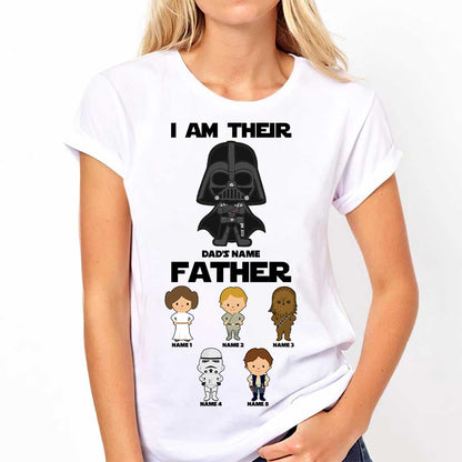 I Am Their Father - Personalized Father's Day The Force T-shirt and Hoodie