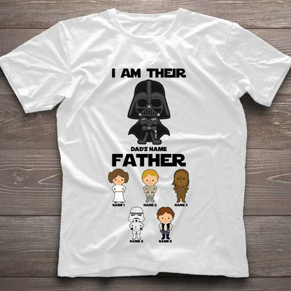 I Am Their Father - Personalized Father's Day The Force T-shirt and Hoodie