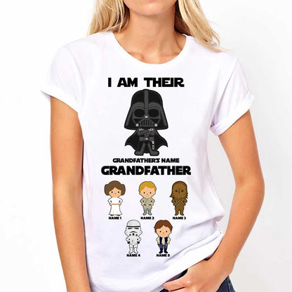 I Am Their Grandfather - Personalized Father's Day The Force T-shirt and Hoodie