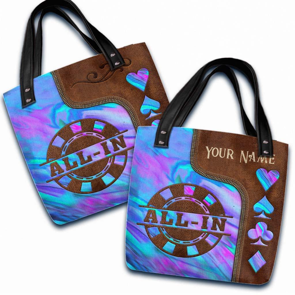 Love Poker Personalized Tote Bag