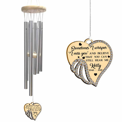 I Miss You - Personalized Memorial Wind Chime