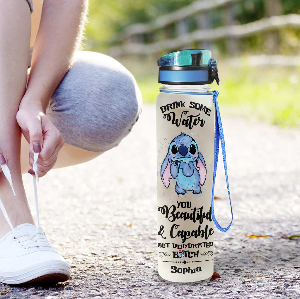 Drink Some Water - Personalized Ohana Water Tracker Bottle