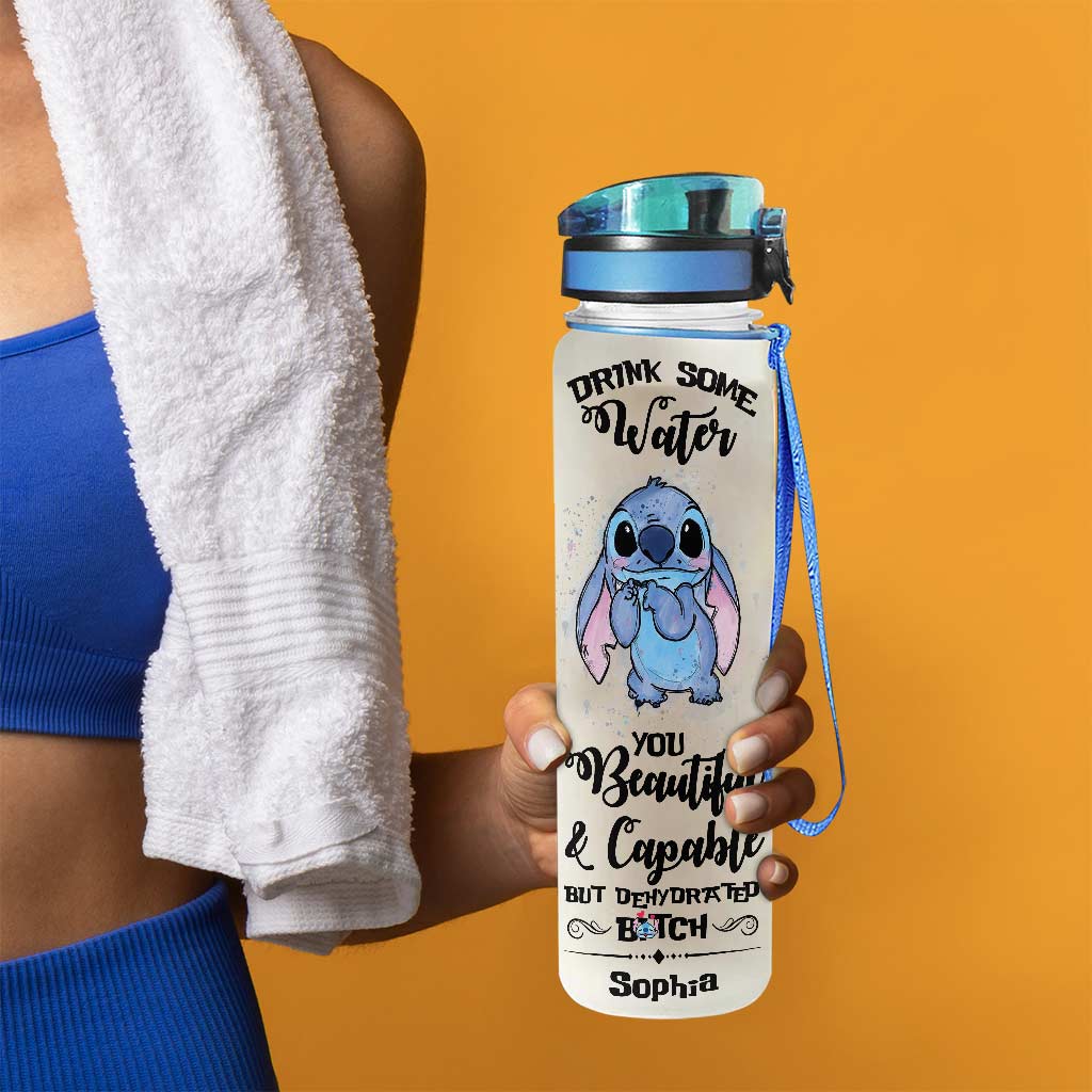 Drink Some Water - Personalized Ohana Water Tracker Bottle