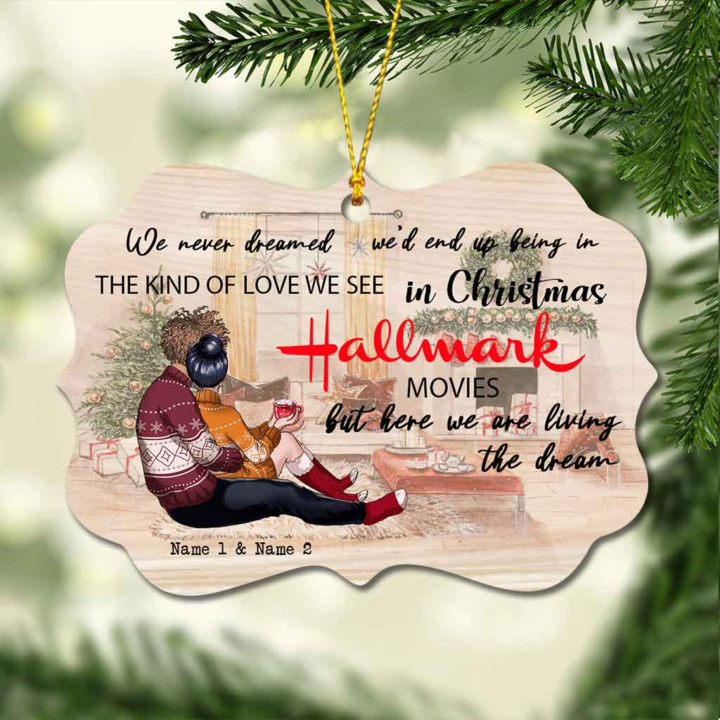 We Never Dreamed - Personalized Christmas Ornament (Printed On Both Sides)